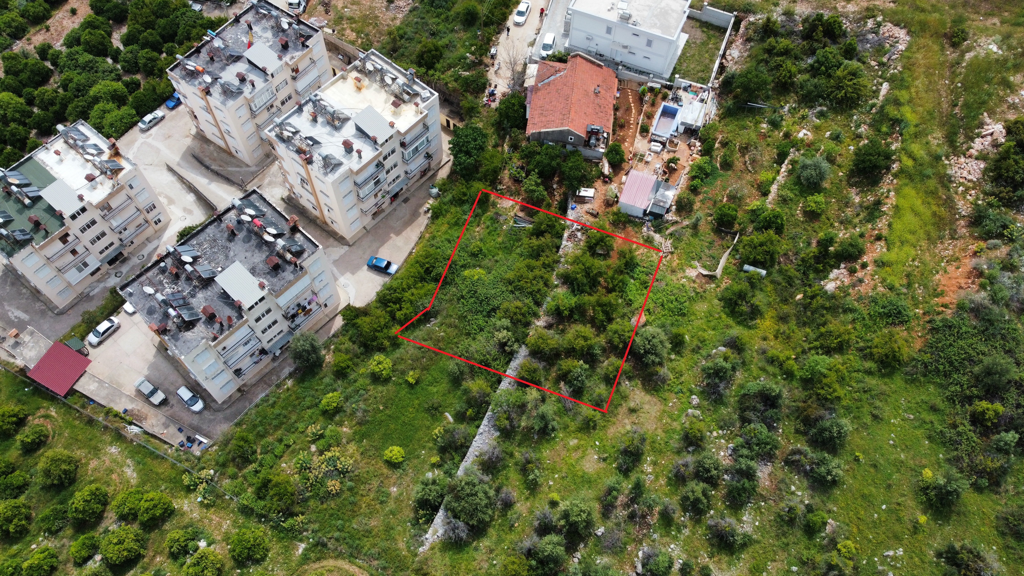 Deniz Manzaralı 3 Kat İmarlı Arsa 455m2 Müstakil Arsa